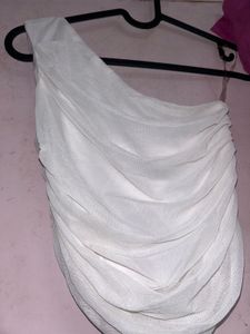 Elegant One-Shoulder Ruched Dress