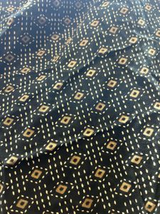 Black Kurta Pant Co-ord Set with Ethnic Print