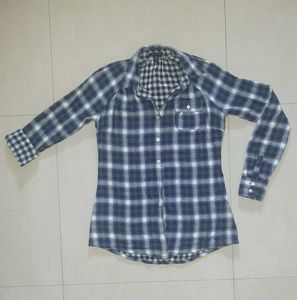 Rare Tommy Hilfiger Women's Blue Plaid Shirt