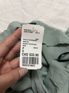 Forever 21 Mint Green Top