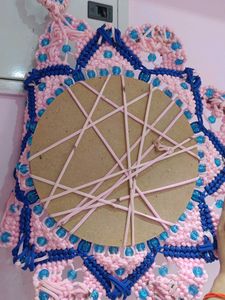 Boho Macrame Mirror