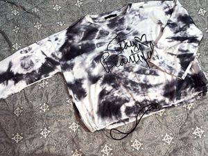 Tie-Dye "Stay Beautiful" Sweatshirt