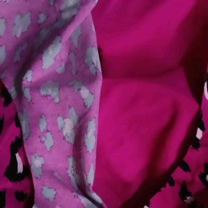 Pink Leopard Print Sports Bra