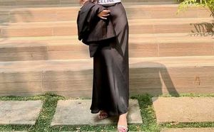 Satin Midi Skirt