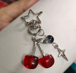 Cute Cherry Keychain