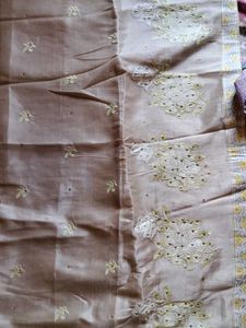 Beige Saree