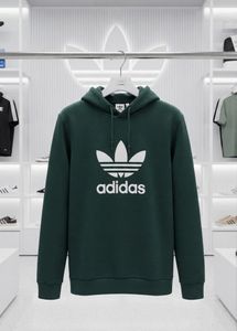 Adidas Green Trefoil Hoodie