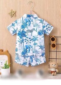 Safari Print Button-Up Shirt