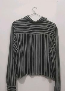 Striped Button-up Shirt