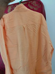 LEVIS Men's Orange Levi's Button-Up Shirt XL