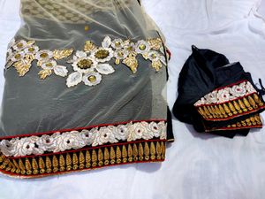 Heavy Net Saree