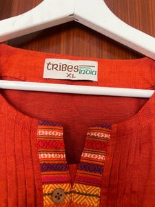 Vibrant Orange Kurta