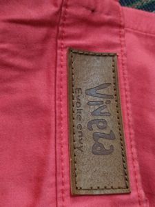 Peach Colour Pant For Women .