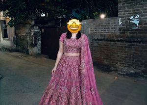 PINK LEHENGA CHOLI DUPATTA