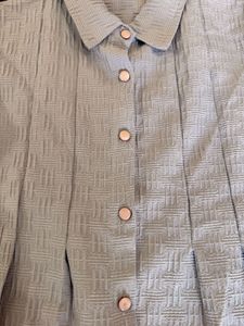 Stylish Textured Button-Up Shirt