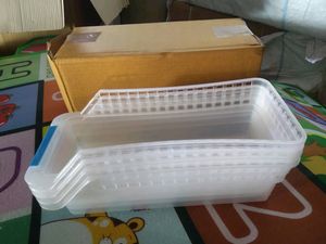 # Kitchen Plastic Spae Saver Organizer Basket Rack- 4 pcs