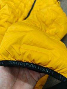 Yellow Padded Hooded Jacket