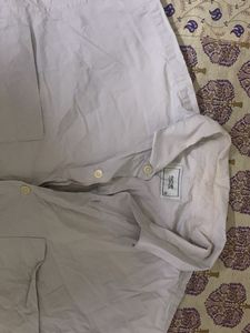 Light Blue Short Sleeve Collared Shirt