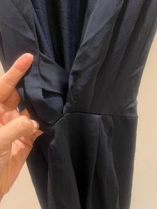 Elegant Navy Blue Maxi Dress