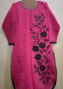 XXL Pink &amp; Black  Only Kurta It's New