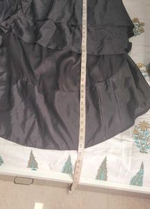 Tiered High-Low Skirt