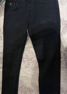 GAS Men Black Straight Fit Jeans