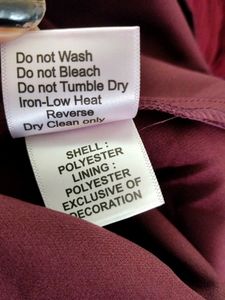 Burgundy Dress (Women's)