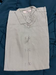 H&amp;M Long Sleeve green Shirt