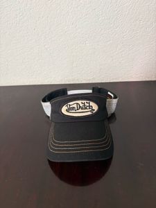 Von Dutch Black Visor Hat