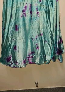 Vibrant Purple satin lehenga