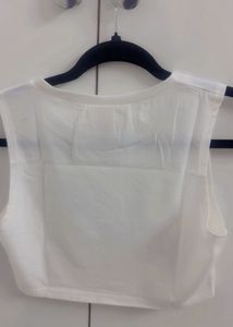 Urbanic White San Francisco USA Crop Top