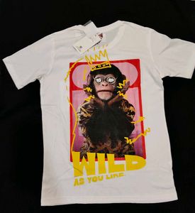 New With Tag White Cotton T Shirt