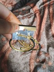 hoop earrings