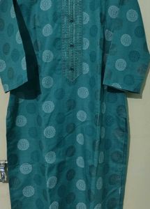 Elegant Green Printed Kurta