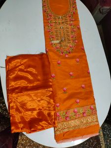 Dress Material With Embroidery
