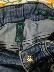 Distressed Denim Shorts