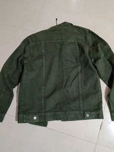 Men's Green Denim Jacket