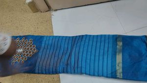 Blue dress material