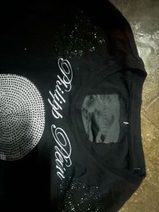 Philipp Plein Skull &amp; Crossbones T-Shirt