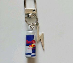 purple phone charm &amp; Cans keychain