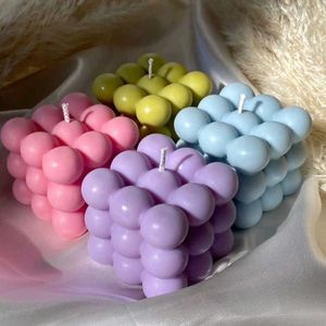 bubble candle set of 2