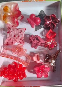Assorted Cute Hair Claw Clips Lot