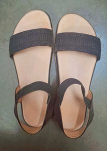 Comfy Black Flat Sandals