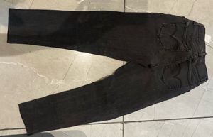Dark Wash High-Rise Straight Leg Jeans