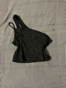 Chic Black One-Shoulder Top