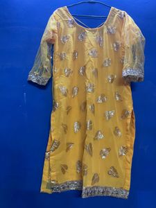 Yellow gharara suit for haldi special
