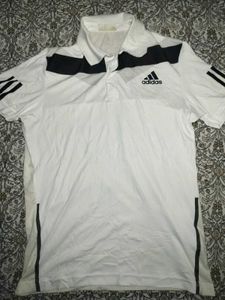 Adidas White Men's Polo Shirt