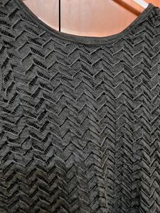 Black Lacey Tank Top From Brand denim