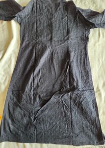 Elegant  Kurta with Pink Buttons