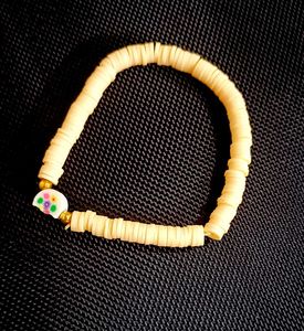 Beaded Bracelet with Charm !